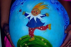 14 Belly Painting Der kleine Prinz