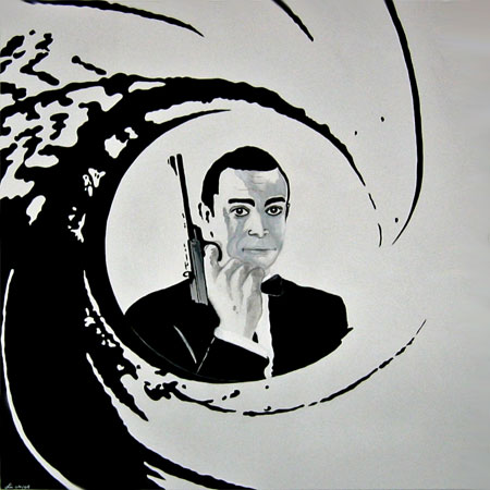 007 Malerei James Bond